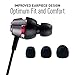 Panasonic drops360° LUXE Premium In-Ear Stereo Headphones with Mic + Controller RP-HJX21M-K (Black and Silver) Powerful Bass, with Travel Case