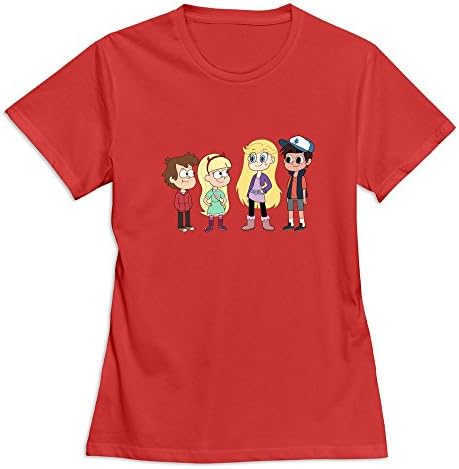 Woman Star Vs. The Forces of Evil Meets Gravity Falls Customized Cool T Shirt by Mjensen