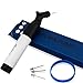 Ball Pump with Four Extra Needles and Wristband by Jebor (Dual Action) Soccer, Volleyball, Basketball, Rugby, Football - Superior Inflation Device