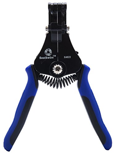 Southwire Tools & Equipment SA822 8-22 AWG SOL & 10-24 AWG STR Automatic Wire Stripper