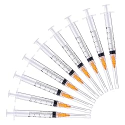 2.5ml Syringes with 25Ga 1 Inch Needle Suitable for