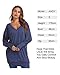 ZANZEA Women's V-Neck Long Sleeve Loose Blouse Jumper Tops Mini Dress Pullover Blue US 4/Asian S