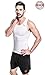 DRSKIN Undershirts Running Shirt Tank Tops Men's Cool Dry Compression Baselayer Sleeveless (Packs of 1, 2, or 3 Deals) (Manggo WH03 L)