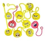 Spongebob Squarepants Party Favors Lot of 20 - Air Filled Fun Yoyo Balls Spongebob Party Supplies Birthday Yoyos