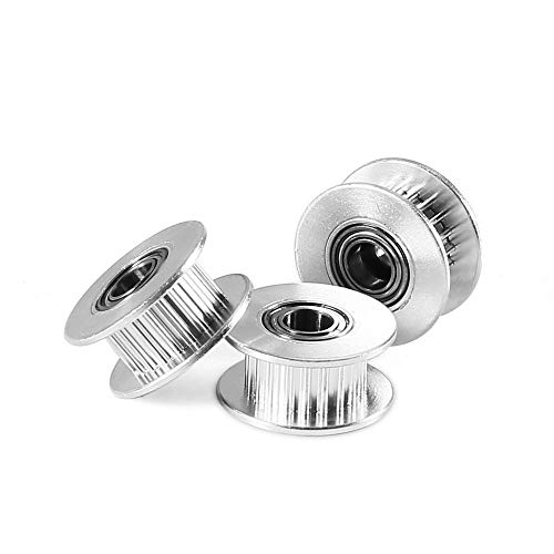image for Dorhea GT2 2GT 5mm Bore Aluminum Tooth Timing Belt Idler Pulley 20 Tee