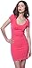 Hearts & Hips Women's Basic Short Sleeve Scoop Neck T-shirt Dress