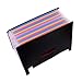 24 Pockets High Capacity Multicolour Accordian File Organizer Portable Stand Expandable Business Accordian Folders Plastic A4 Letter Size Expanding File Folder