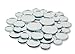 Small Mini Round Craft Mirrors Bulk Assortment 1/2, 3/4 & 1 inch 100 Pieces Mirror Mosaic Tiles