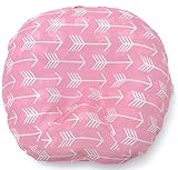 Removable Cover for Newborn Baby Lounger/Pink/Fits Boppy Lounger/Water Resistant/Hypoallergenic/Premium Quality Polyester/Easy Cleaning/Soft and Comfy/Nice Carrying Handle(Lounger Pillow Not Included)