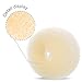 Hair Bun Maker for Girls Women Kids, 3 Pcs Donut Bun Maker, 2 Pcs Foam French Twist Hairstyle Clip Doughnuts, 20 Hair Bobby Pins, Blonde