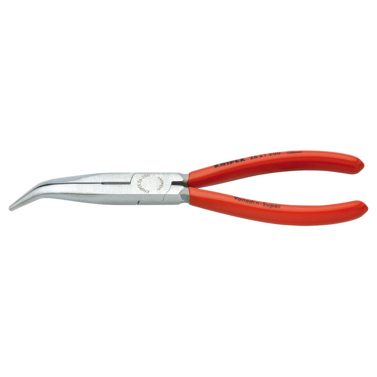 Knipex 55598 Angled Long Nose Pliers, Blue, 200 mm