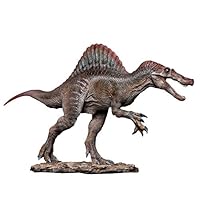 W-Dragon Studio 1/35 Scale 17.7" Spinosaurus Statue Spino Realistic Large Jurassic Dinosaur Figure Resin Model Toys Collector Animal Decor Gift for Adult