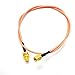 Padarsey 50cm FPV Antenna Extension Cable RP-SMA Male to RP-SMA Female Antenna Adapter