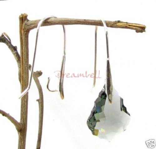 2 pcs .925 Sterling Silver Ear Wire Earring Connector French Hook/Findigns/Bright