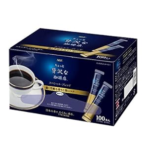AGF ちょっと贅沢な珈琲店 スペシャルブレンド スティック 100本 【 スティックコーヒー 】【 インスタントコーヒー 】
