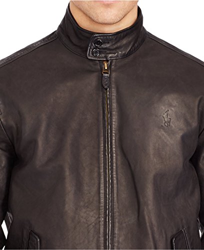 ralph lauren barracuda leather jacket