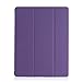 KHOMO - iPad 2 3 and 4 Generation Case - Dual Series - Super Slim Purple Cover with Rubberized Back and Smart Auto Wake Sleep Feature for Apple iPad 2, 3rd and 4th
