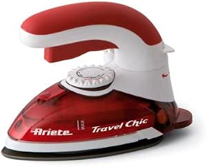 Plancha De Viaje Ariete 800W - Plegable, Mango Giratorio, Acero Inoxidable