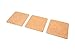 Fox Run Square Cork Trivets for Dishes, Pots, Pans and Plants, 7