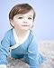 Babysoy Kimono Bodysuit (Baby) - Lake Blue-3-6 Months
