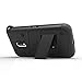 Zizo BOLT Series compatible with Motorola moto g4 Play Case Military Grade Drop Tested with Tempered Glass Screen Protector, Holster BLACK