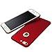 YIHAILU iPhone 7 Case Smoothly Shield Skin Shockproof Scratch Resistant Thin Slim Full Body Protective Case for iPhone7 (Silky Red)