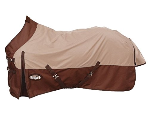 Tough 1 1200 Denier Waterproof Horse Sheet, Tan/Brown, 75-Inch