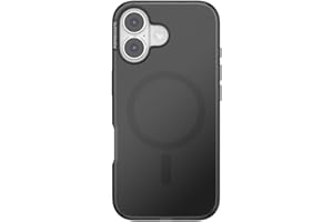 PopSockets iPhone 17 Phone Case Compatible with MagSafe, for iPhone 17, Wireless Charging Compatible, Case Only - Black Trans