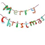 Merry Christmas Decoration Banner Garland Christmas Holiday Decor