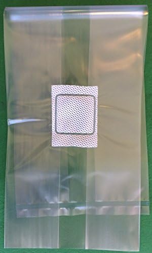 Mushroom Grow or Spawn Bag Large with .5 Micron Filter 100 Count