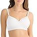 Fruit of the Loom Women's Seamless Wire Free Lift Bra Bra, White, 38B