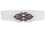 Syuer Womens Wide Elastic Stretch Vintage Waist Belt (L-XL (31