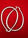 Foreverstore 925 Sterling Silver hoop Earrings Eardrop for Women Girls Fashion Jewelry