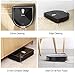 Dibea Upgraded Robotic Vacuum and Mop Cleaner, Strong Suction Self-Charging Robot Vacuum Cleaner for Pet Hair, Carpet & Hard Floor, Black