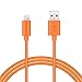 iPhone Cable Lightning, Cambond Apple Certified iPhone Cord 8 Pin Lightning Cable for iPhone 7/7 Plus 6 / 6s / 6s Plus, iPhone 5s 5c 5, iPad Air 2 Mini 2/3 / 4, iPad Pro (Orange 6ft)