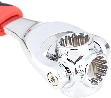 48 in 1 Tiger Wrench Socket Works with Spline Bolts Torx 360 Degree Rotation Spanner Universal Furniture Car Repair Hand Tool
