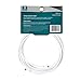 ANTOP Digital Coaxial RG6 Audio Video Cables (30ft) with F-Male Connector Pin Perfect for Antenna, Cable and Satellite TV Connection – Tri-Shielded Heavy Duty Grade in White Color