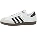 adidas Samba Classic Leather Soccer Shoe (Toddler/Little Kid/Big Kid),White/Black/White,2.5 M US Little Kid
