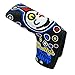 HAIYUE Joker Golf Head Cover Blade Putter Insane Clown Club Headcovers PU Leather Embroidered Fit All Brands Gift Accessories for Men Women Blue Green Red Black (Black)