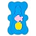 HALLO Soft Infant Bath Sponge Skid Proof Baby Bath Mat Newborn Odor Free (Blue)