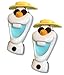 Frozen Olaf BocaClips by O2COOL, Beach Towel Holder, Clips, Set of two, Beach, Patio or Pool Accessories, Portable Towel Clips, Chip Clips, Secure Clips, Assorted Styles