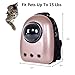 Giantex Astronaut Pet Cat Dog Puppy Carrier Travel Bag Space Capsule Backpack Breathable (Golden Rose)
