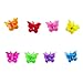 Kingrol 300 Pieces Mini Claw Clips, Multi-Colored Butterfly Hair Clips for Girls and Women