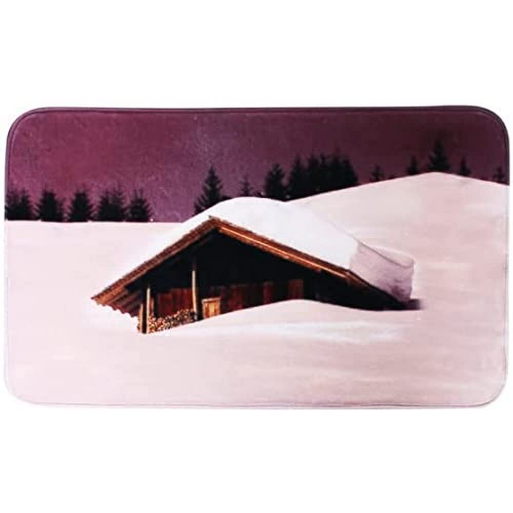 MSV "Cottage Sepia Bath Mat, Multi-Colour, 45 x 75 cm
