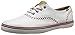 Keds Women's Champion Pennant Baseball Fashion Sneaker, White Leather, 6 M US
