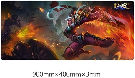 BEP Oversized Office Gaming Mouse Pad (400 X 900 X 3mm) LOL Riven Mouse Pad