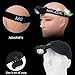 MOLAER Rechargeable Headlamp, LED Head Lamp Flashlight 550 Lumens with Red Light and Motion Sensor Switch, 5 Lighting Modes IPX5 Waterproof Headlight for Running, Camping, Hiking, Fishing