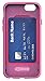 Body Glove Satin Hideout Wallet Case for iPhone 6/6s - Retail Packaging (Pink)