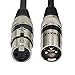 EBXYA XLR Cable 6 Ft Short 10 Color Packs - Mic Cable with XLR Male to Female Patch Cable,