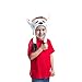 Nickelodeon Boys' Little Paw Patrol Marshall Squeeze and Flap Fun Cold Weather Hat, WhiteRed, Age 4-7